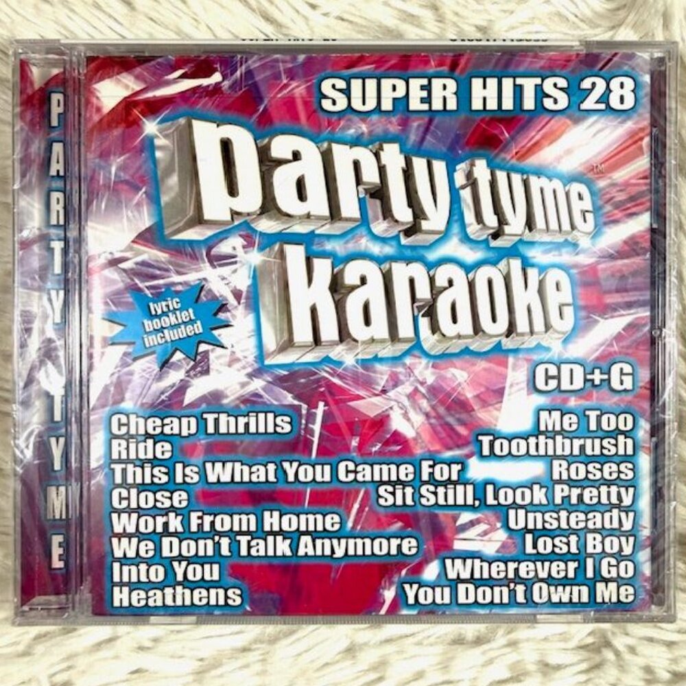 Party Tyme Karaoke Super Hits 28 - Lyric Booklet Included